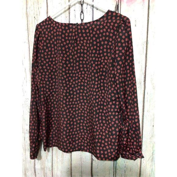 NEW Nine West Blouse Size Medium Black Red💕❤️ - Picture 9 of 11